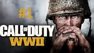 Call of Duty WWII Game Play Scene #1. Bölüm