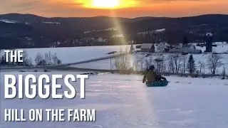 Sledding at 50mph! *Huge crash*