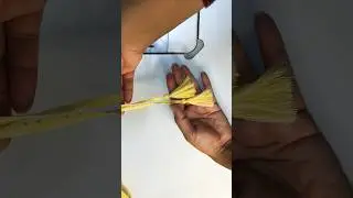How to make thread tassel || new latkan design for blouse #designwithshreya #fashion #trending #new