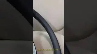 Перетяжка руля в натуральную кожу.