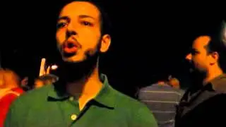 التحرش بمتظاهرين 24 اغسطس