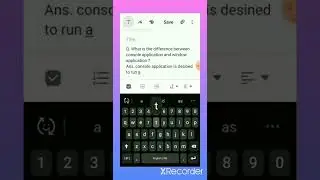 Difference between console application and window application