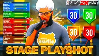 *NEW* BEST COMP STAGE PLAYSHOT BUILD in NBA 2K23 CURRENT GEN! BEST SHOT CREATOR GUARD BUILD in 2K23!