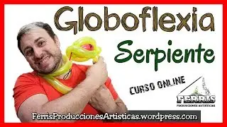 ✔ Como hacer 🐍 SERPIENTE DE GLOBOFLEXIA CON GLOBOS LARGOS [Animación] ⭐⭐⭐⭐⭐