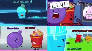 Fries Being The Best BFDI Food Character For 5 Minutes