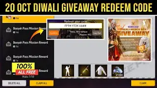 20 OCTOBER DIWALI REDEEM CODE | FREE FIRE REDEEM CODE TODAY | FF NEW EVENT | FF NEW EVENT TODAY