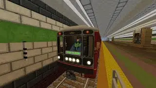 МЕТРО В МАЙНКРАФТ поездка по первому участку линии 3 //big subway in minecraft//