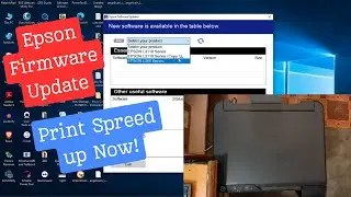 How to update epson printer firmware | All Series