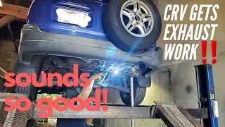 B20  Honda CRV Gets Cat Delete And Exhaust Upgrade!