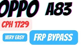 OPPO A83 CPH1729 FRP BYPASS VERY SIMPAL JUST DIAL....?? ONE SECOND WITHOUT COMPUTER 🖥️