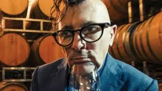 Maynard James Keenan enjoying his lunch until he knocks something over, breaks it, and screams