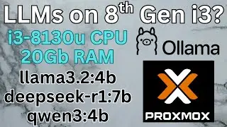 Running LLMs Locally in CPU on our Low End Proxmox Laptop Server