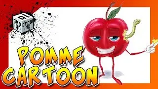 [HOW TO DRAW] COMMENT DESSINER UNE POMME CARTOON