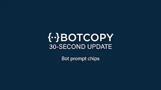 Dialogflow chatbot for websites | Botcopy's Bot prompt suggestion chips