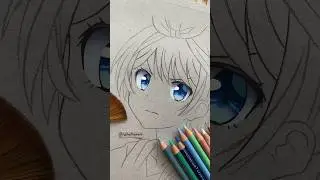 How to Color Anime Eyes - Draw Ruka from Rent a Girlfriend 