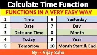 #56 Excel in Hindi- How to use Date Function | How to Use DATE Function in Excel | Date Function