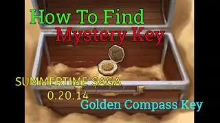How To Find Mystery Key in | Summertime Saga 0.20.14 | For Golden Compass in Aqua Route Easily