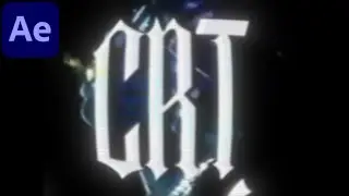 CRT Effect  - After Effects Tutorial