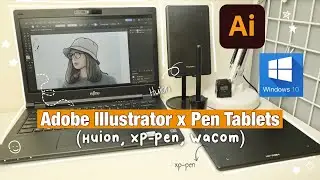 Adobe Illustrator 2022 x Pen Tablets (Huion, XP Pen, Wacom) | Which is the best?! ❤︎ | Emmy Lou