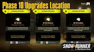 Snowrunner | Phase 10 All Upgrades Locations | British Columbia, Northern America