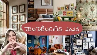 Tendências 2025 | cores, mix de estilos, cimento queimado, móveis, cuba banheiro...