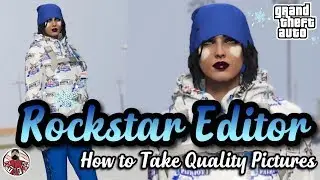 GTA5 | ROCKSTAR EDITOR: Take Quality Outfit/Character Pictures (in the Snow!)