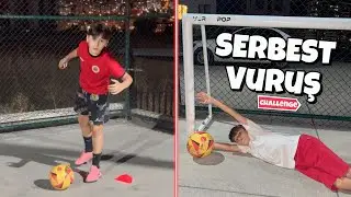 ARKADAŞIMLA SERBEST VURUŞ CHALLENGE!!