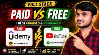 0 to Full Stack Developer 🚀 Best Courses (FREE + PAID) 2026