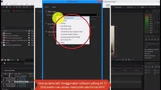 Cara Menyimpan File Video Format MP4 - Adobe After Effects CC 2015