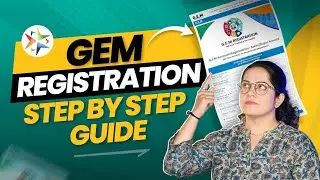 GeM Portal Registration | Step by Step Guide | GeM Portal Seller Registration | GEM Tenders