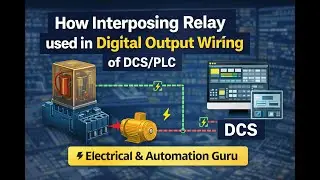 How Interposing relay used in Digital Output Wiring of DCS/PLC | Electrical & Automation Guru