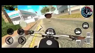 gaming Royal Enfield classic 350 RE engine sound is drive !!