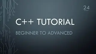 C++ Tutorial | Part 24 | Functions and Array/Vector as parameters