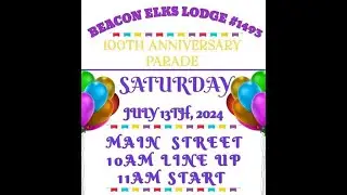 Beacon Elk's Anniversary Parade 7 13 24