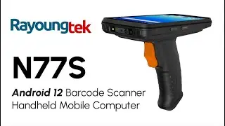 Rayoungtek N77s Android Barcode Scanner, built-in Zebra SE4710 Barcode Scan Engine