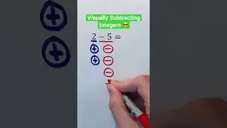 Visually Subtracting Integers 😎 