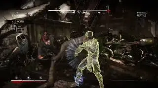 MK XL-JOHNY CAGE Vs REPTILE  #fight #1080 #mortalkombat