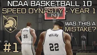 Was This Series a Mistake?? - NCAA Basketball 10: Army Speed Dynasty (Year 1)