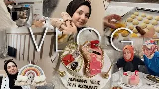 VLOG | SAKALLI POĞAÇA TARİFİ 🥯 | BEBİŞİN KARGOLARI 📦| ODASINI YAPIYORUZ 👶🏻| DOĞUMGÜNÜ KUTLAMASI 🎂