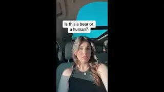 A bear or a human #bear #creepy #mystery