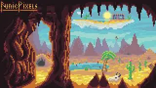 Terraria Pixel Art Animation: The Desert (Wallpaper Included)