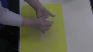 PHPS Cooking Skills - Shaping dough into a ball