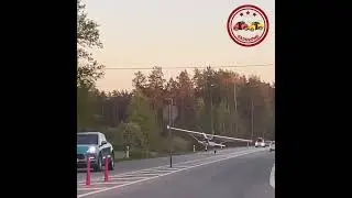 In Latvia, a two-seater plane with a faulty engine made an emergency landing on a highway