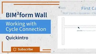 BIM²form Wall: Cycle Connection ⌛ QuickIntro | BIM²