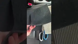 Cabin air filter hack for car odor control. #automobile #cabinfilter #car #airfilter
