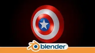 Making a Captain America Shield in Blender 2.8