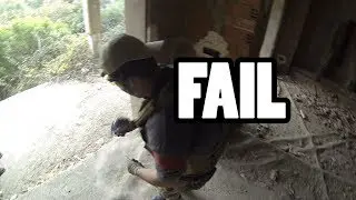 Granada Airsoft Fail!! ( Twixtor Slow Motion)