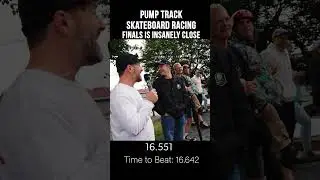 🔥 PUMP TRACK SKATEBOARD RACING FINALS 🔥 #skateboarding #racing #skateboardracing