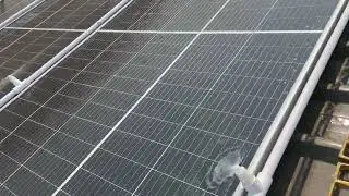 Solar Panel Auto Cleaning system for 10 KW