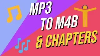 How to convert MP3 to M4b and add chapters (Audiobooks 2021)
